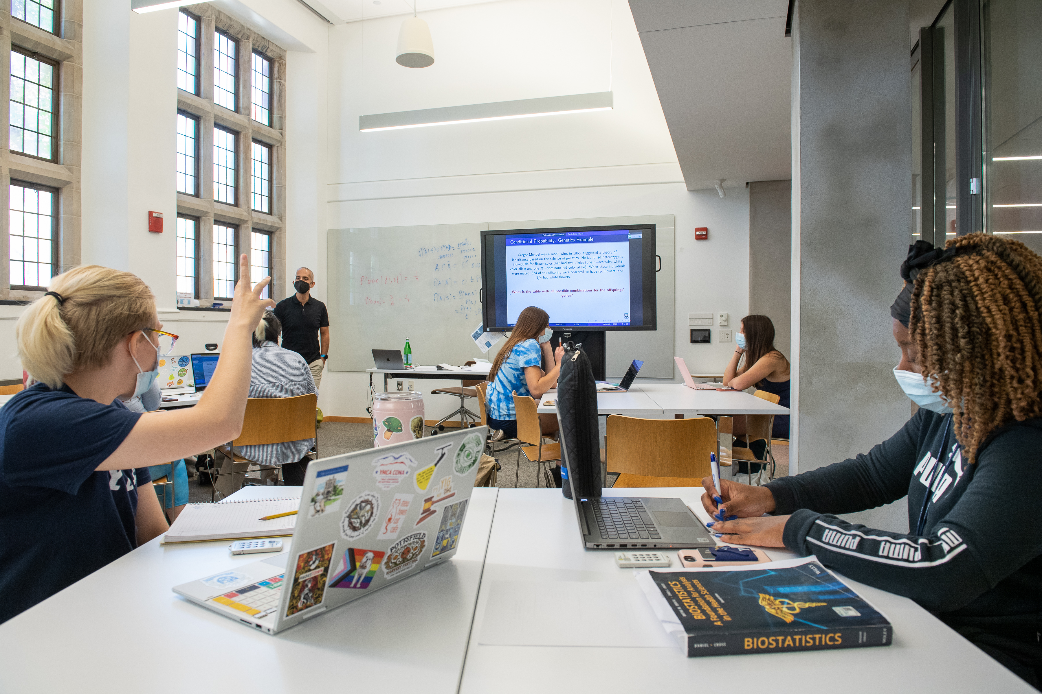 Students in a classroom