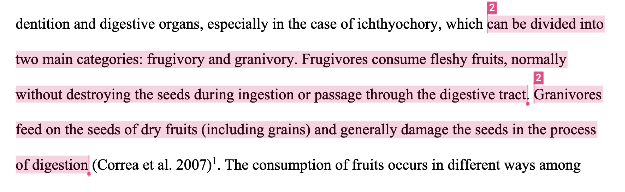 73% of a passage from an essay is highlighted in red from a turnitin report, emphasizing unoriginal work