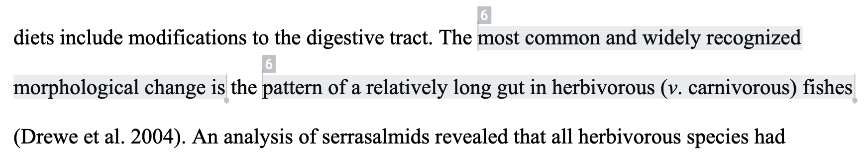  A screenshot of a passage with 48% of the text highlighted in grey from a Turnitin report.