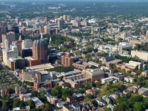 Aerial View of New Haven