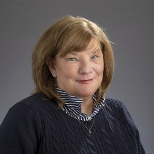 Headshot of Meg O'Brien, Director of Finance and Administration at the Poorvu Center