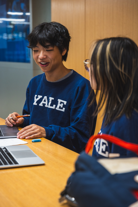 students learning together