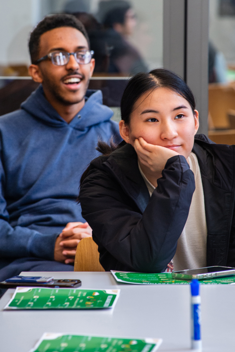 Yale students engaged in their classes
