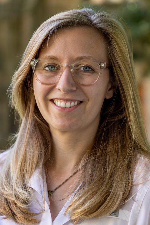 Headshot of Audrey Holt, Graduate Assistant Director of Undergraduate Writing and Tutoring and a McDougal Graduate Teaching Fellow 