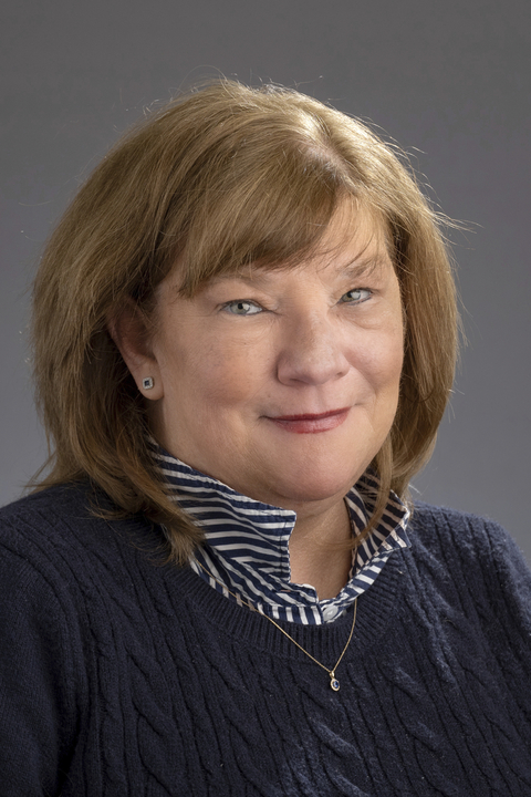 Headshot of Meg O'Brien, Director of Finance and Administration at the Poorvu Center
