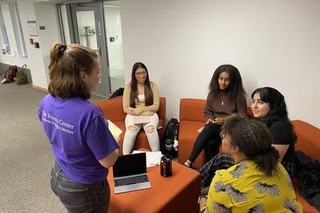 Students working together