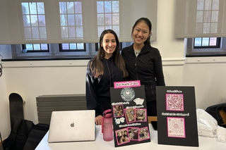 Student display at STEM navigators event.
