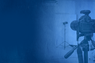 Behind the scenes shot of a studio recording