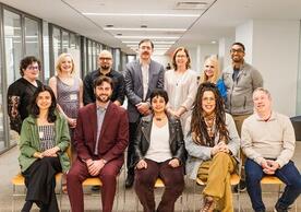 Rosenkranz Showcase Presenters seated at the Poorvu Center