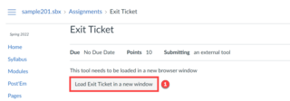 Qualtrics LTI item embedded in Canvas. Read description for details.